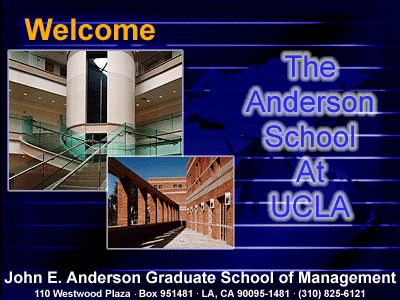 Welcome to The Anderson School at UCLA
